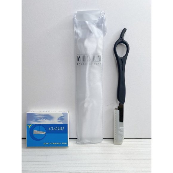 10 Blades + Professional Hair Styling Thinning Texturizing Cutting Feather Razor - Picture 1 of 8